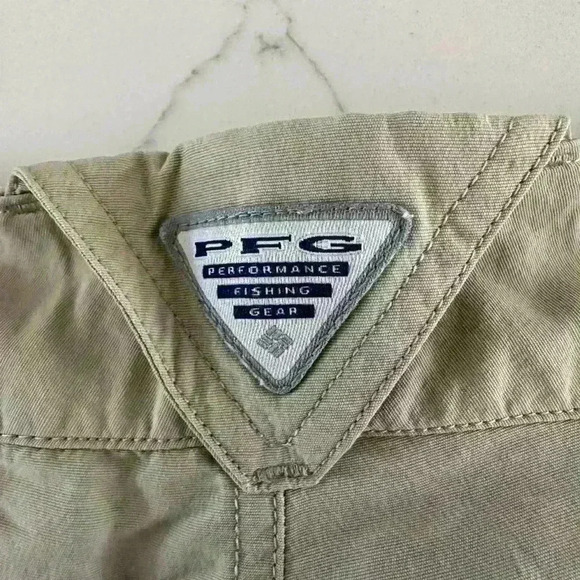 Columbia PFG Omni Shade Performance Shorts Fishing Gear - Khaki Sz M - Picture 5 of 9